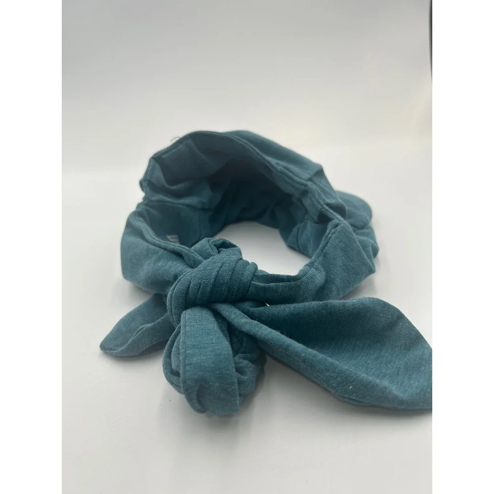 Duluth Trading Co Womens Knotted Headband Visor Teal Heather One Size B979